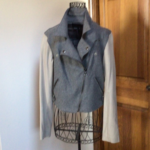 Sachin + Babi Jackets & Blazers - SACHIN + BABI Wool & Leather Jacket, 4